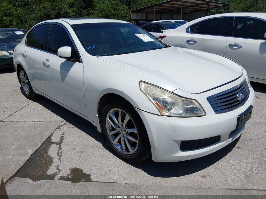 2008 Infiniti G35 VIN JNKBV61E78M215935 IAAI salvage auction — NORMAL WEAR, Original (Texas), sold $400 on 2026-07-20 (photo 1)