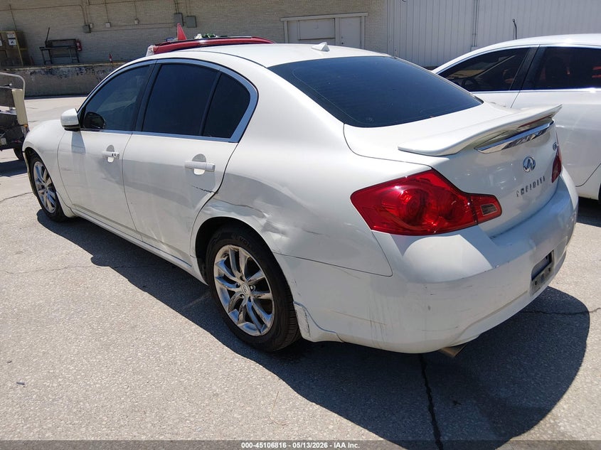 2008 Infiniti G35 VIN JNKBV61E78M215935 IAAI salvage auction — NORMAL WEAR, Original (Texas), sold $400 on 2026-07-20 (photo 3)