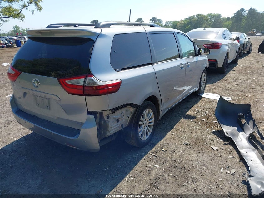 2017 Toyota Sienna VIN 5TDYZ3DC8HS782832 IAAI salvage auction — FRONT END, Mv-907A (New York), sold $1,950 on 2026-07-14 (photo 4)