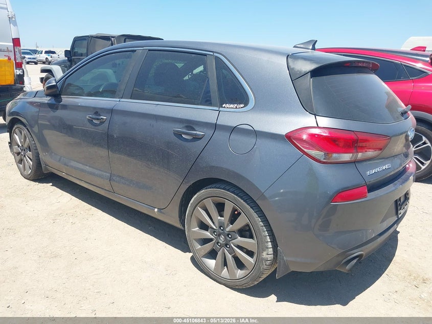 2018 Hyundai Elantra VIN KMHH55LC2JU075862 IAAI salvage auction — FRONT & REAR, Salvage (Texas), sold $1,900 on 2026-07-27 (photo 3)