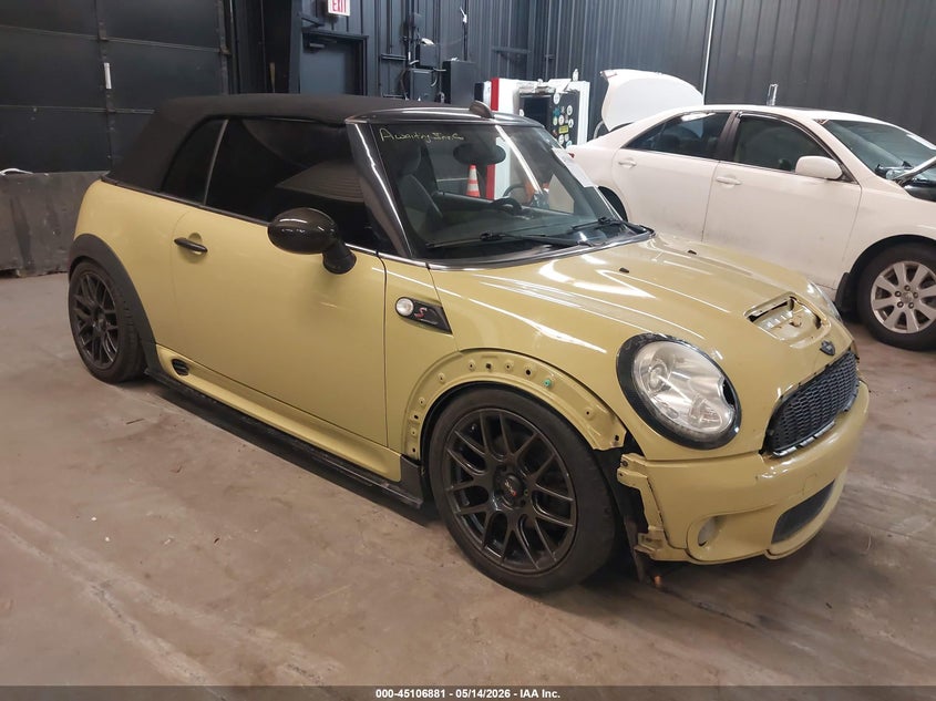 2009 Mini Cooper VIN WMWMS33599TG89116 IAAI salvage auction — FRONT & REAR, Salvage (Florida), sold $425 on 2026-07-07 (photo 1)