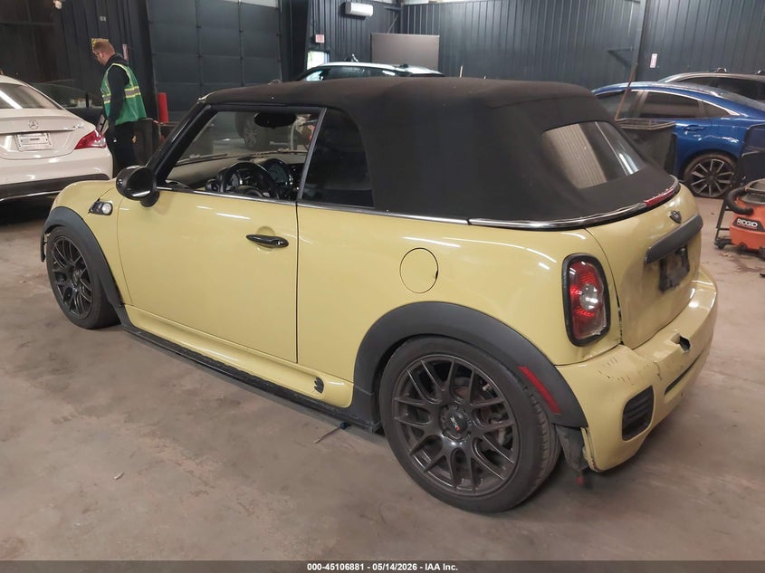 2009 Mini Cooper VIN WMWMS33599TG89116 IAAI salvage auction — FRONT & REAR, Salvage (Florida), sold $425 on 2026-07-07 (photo 3)