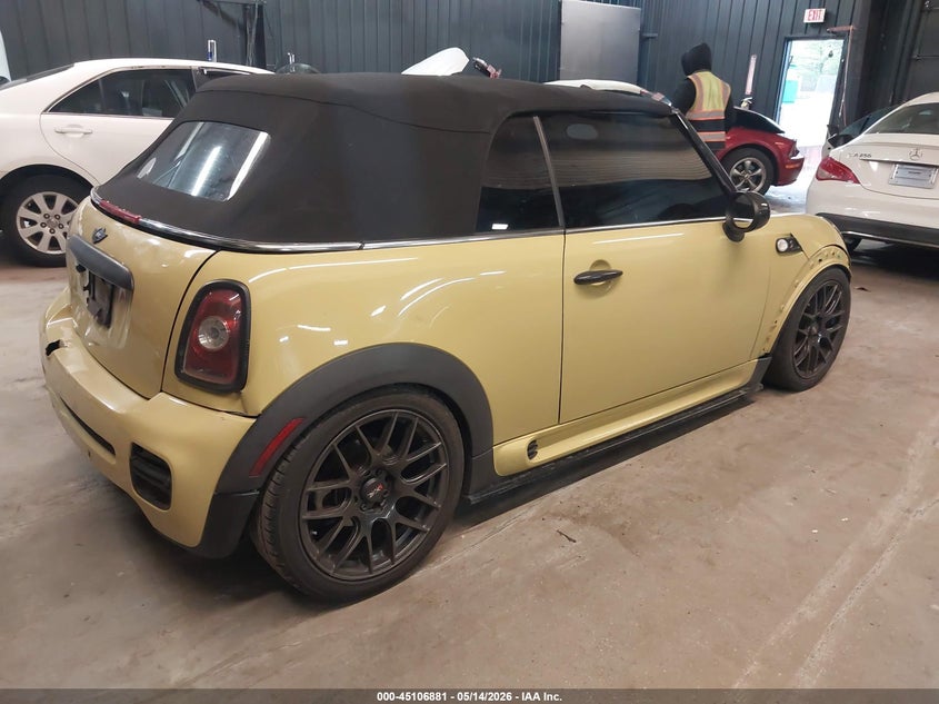 2009 Mini Cooper VIN WMWMS33599TG89116 IAAI salvage auction — FRONT & REAR, Salvage (Florida), sold $425 on 2026-07-07 (photo 4)