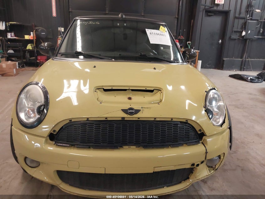 2009 Mini Cooper VIN WMWMS33599TG89116 IAAI salvage auction — FRONT & REAR, Salvage (Florida), sold $425 on 2026-07-07 (photo 6)