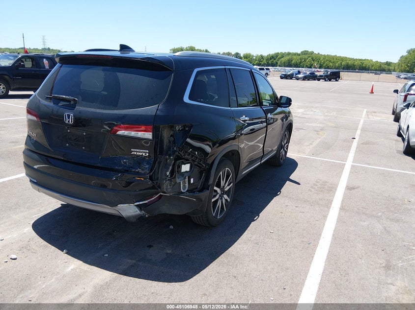 2019 Honda Pilot VIN 5FNYF6H97KB064693 IAAI salvage auction — REAR END, Salvage (Tennessee), sold $9,200 on 2026-09-01 (photo 4)