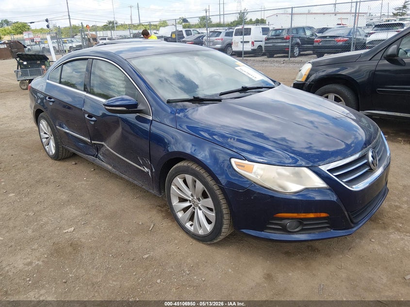2010 Volkswagen Cc VIN WVWML7AN7AE500544 IAAI salvage auction — RIGHT SIDE, Salvage (Ohio), sold $625 on 2026-07-23 (photo 1)