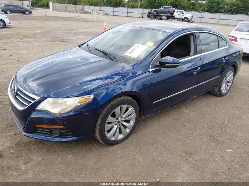 2010 Volkswagen Cc VIN WVWML7AN7AE500544 IAAI salvage auction — RIGHT SIDE, Salvage (Ohio), sold $625 on 2026-07-23 (photo 2)