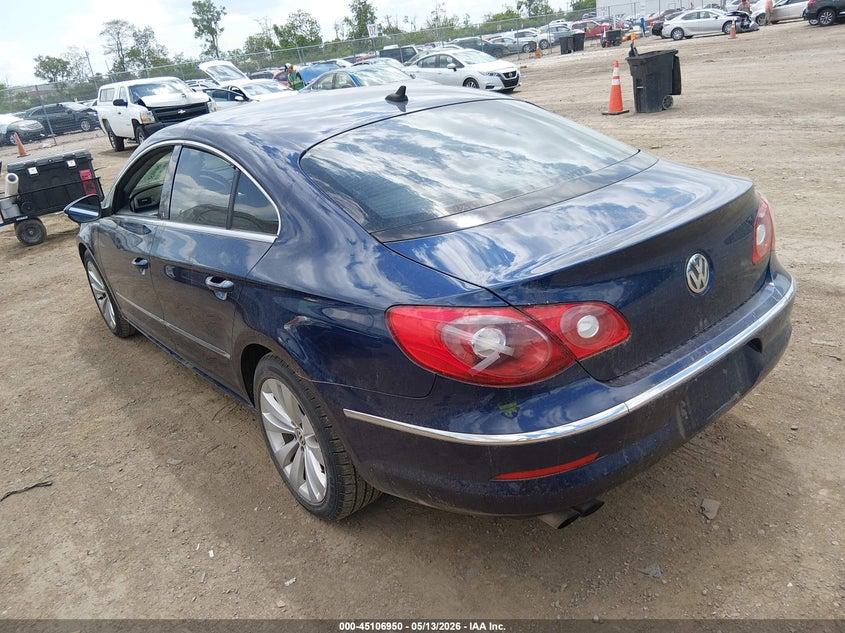 2010 Volkswagen Cc VIN WVWML7AN7AE500544 IAAI salvage auction — RIGHT SIDE, Salvage (Ohio), sold $625 on 2026-07-23 (photo 3)