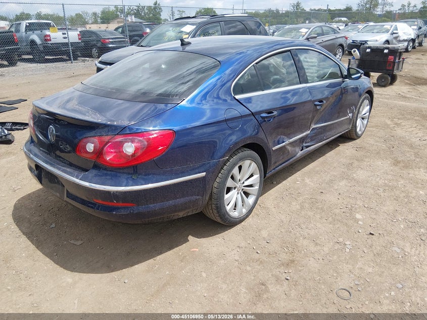 2010 Volkswagen Cc VIN WVWML7AN7AE500544 IAAI salvage auction — RIGHT SIDE, Salvage (Ohio), sold $625 on 2026-07-23 (photo 4)