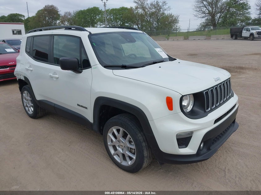 2022 Jeep Renegade VIN ZACNJDB1XNPN72286 IAAI salvage auction — REAR END, Salvage (Nebraska), sold $5,200 on 2026-07-23 (photo 1)