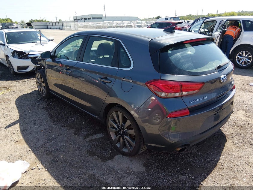 2018 Hyundai Elantra VIN KMHH55LC2JU033319 IAAI salvage auction — FRONT END, Clear (Oklahoma), sold $2,950 on 2026-07-07 (photo 3)