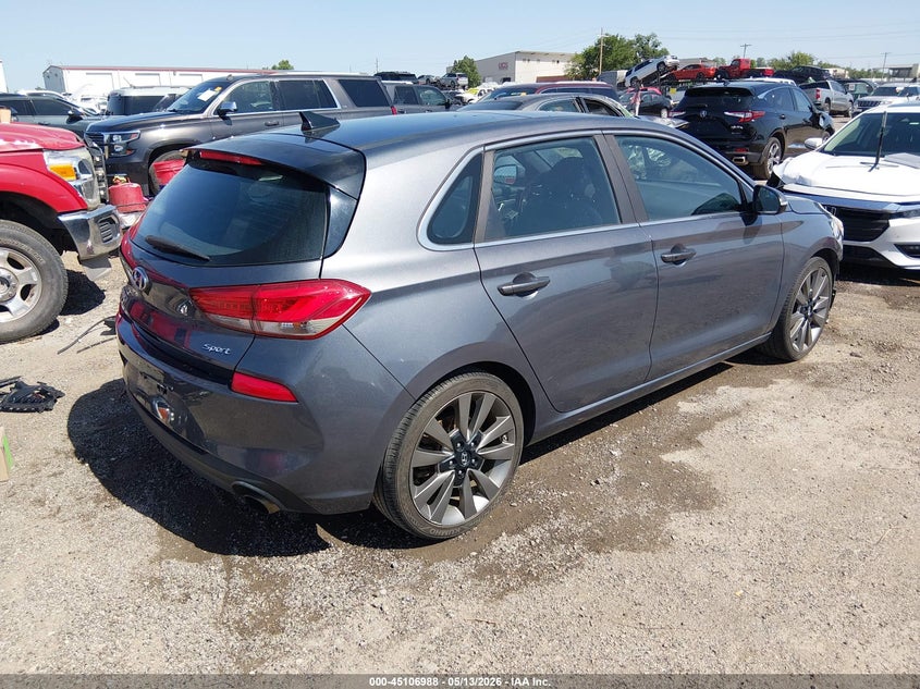 2018 Hyundai Elantra VIN KMHH55LC2JU033319 IAAI salvage auction — FRONT END, Clear (Oklahoma), sold $2,950 on 2026-07-07 (photo 4)