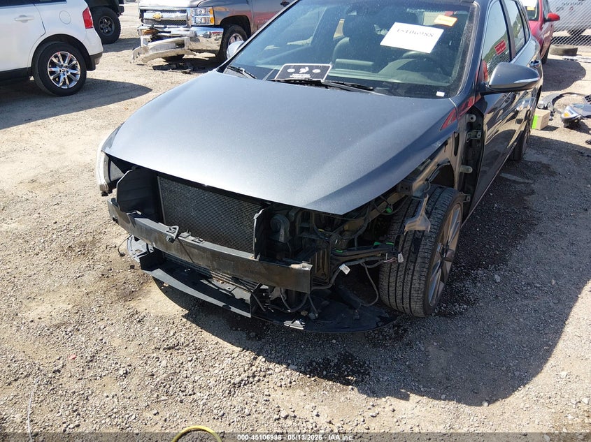 2018 Hyundai Elantra VIN KMHH55LC2JU033319 IAAI salvage auction — FRONT END, Clear (Oklahoma), sold $2,950 on 2026-07-07 (photo 6)