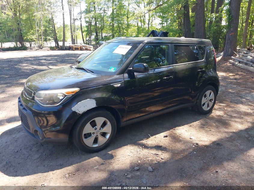 2014 Kia Soul VIN KNDJN2A29E7067129 IAAI salvage auction — NORMAL WEAR, Clear (Virginia), sold $350 on 2026-07-07 (photo 2)