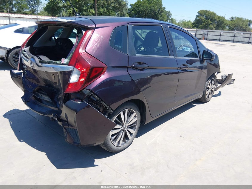2016 Honda Fit VIN JHMGK5H7XGX032204 IAAI salvage auction — FRONT & REAR, Salvage (Texas), sold $725 on 2026-07-28 (photo 4)