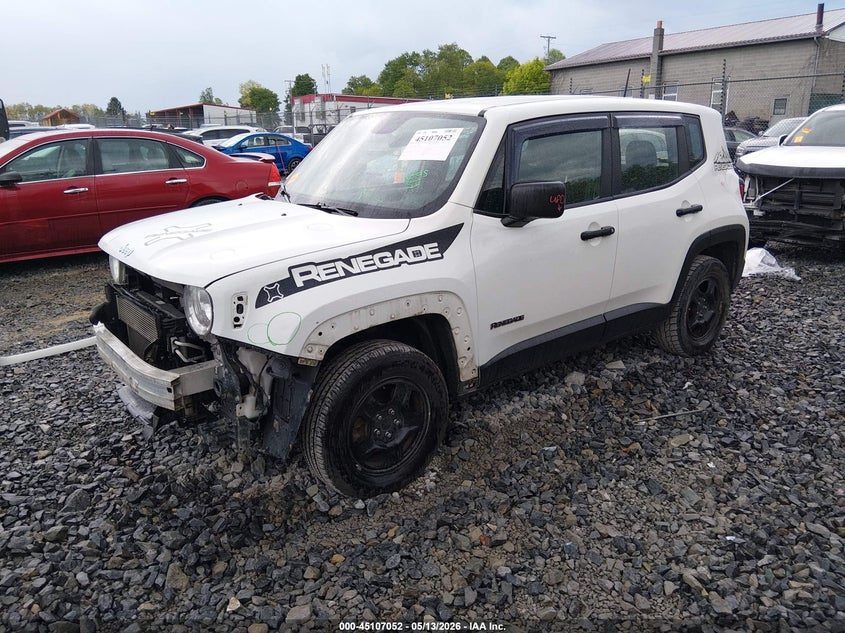 2019 Jeep Renegade VIN ZACNJBAB1KPK08610 IAAI salvage auction — ALL OVER, Salvage (West Virginia), sold $375 on 2026-07-29 (photo 2)