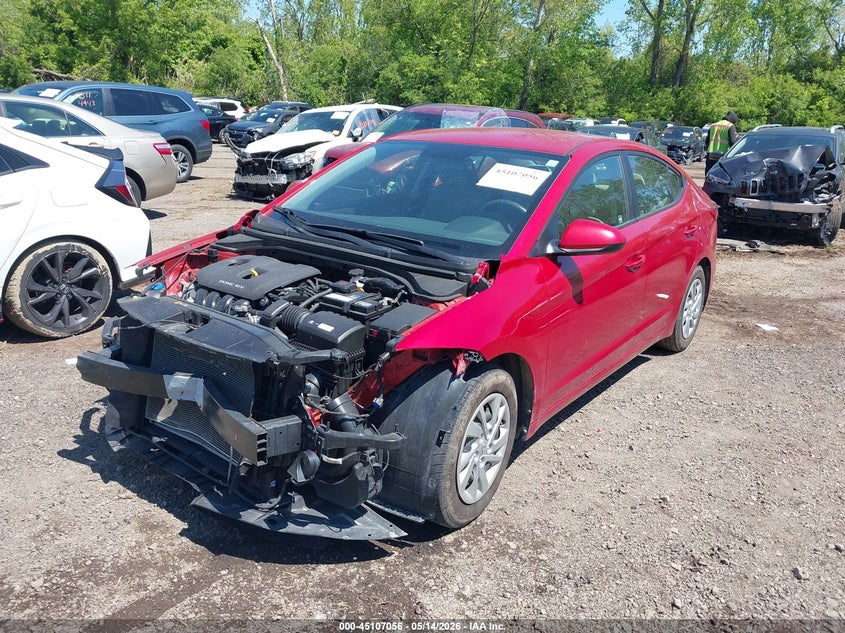 2017 Hyundai Elantra VIN 5NPD84LF3HH041531 IAAI salvage auction — FRONT END, Salvage (Ohio), sold $1,700 on 2026-07-18 (photo 2)