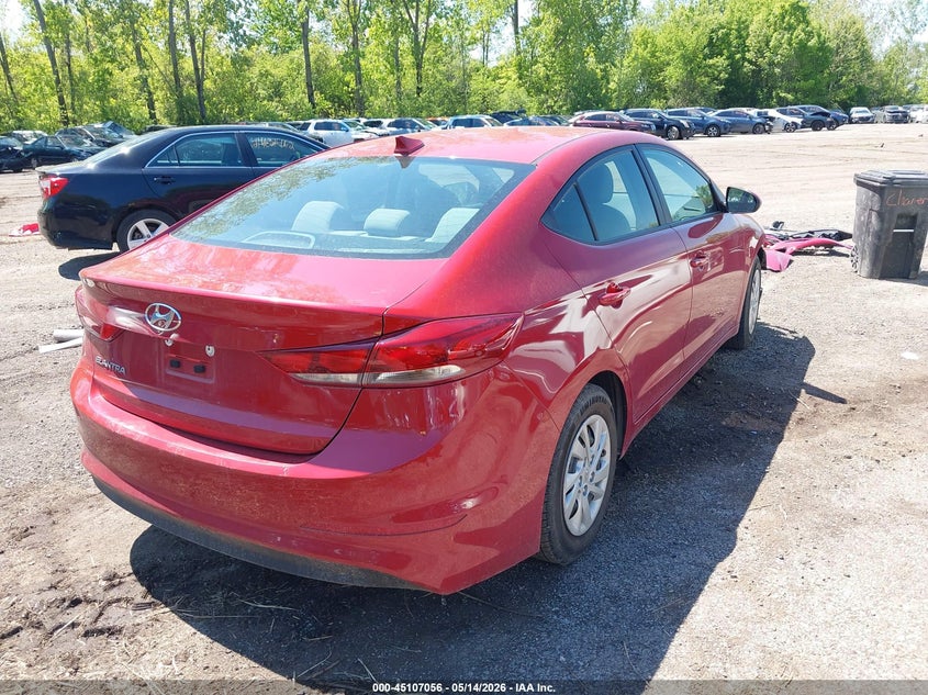 2017 Hyundai Elantra VIN 5NPD84LF3HH041531 IAAI salvage auction — FRONT END, Salvage (Ohio), sold $1,700 on 2026-07-18 (photo 4)