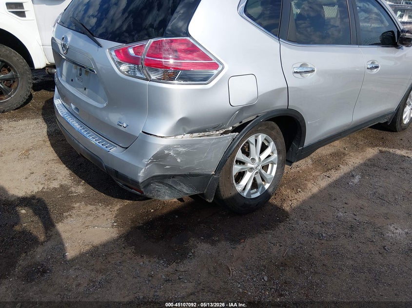2016 Nissan Rogue VIN KNMAT2MT0GP733064 IAAI salvage auction — SIDE, Clear (Oklahoma), sold $1,700 on 2026-08-01 (photo 6)