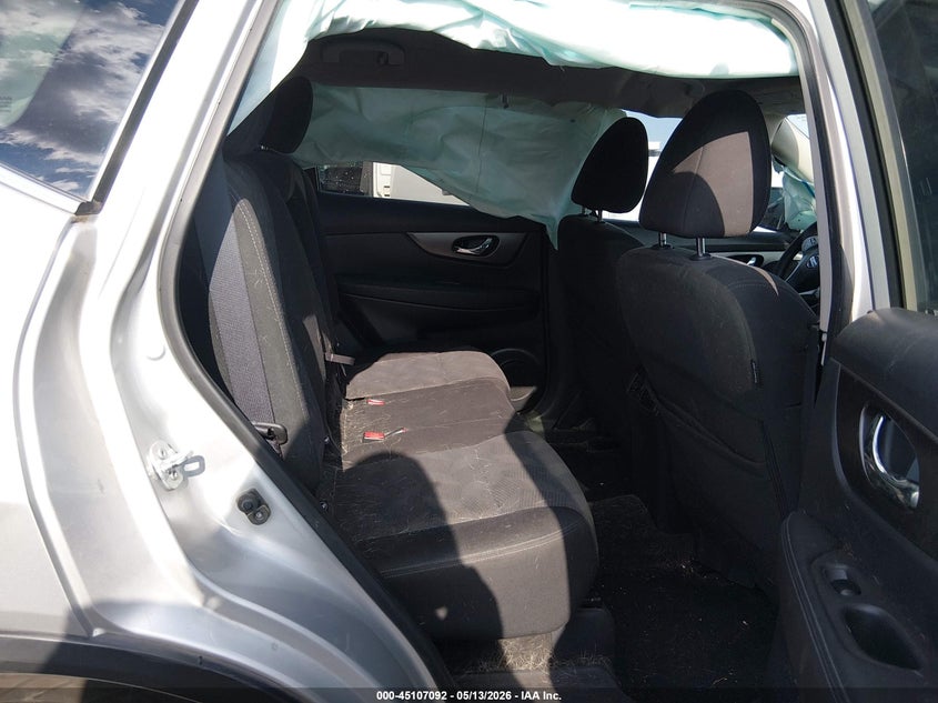 2016 Nissan Rogue VIN KNMAT2MT0GP733064 IAAI salvage auction — SIDE, Clear (Oklahoma), sold $1,700 on 2026-08-01 (photo 8)