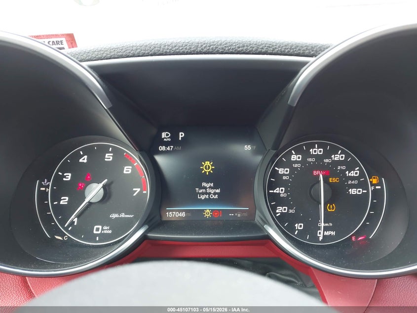 2017 Alfa romeo Giulia VIN ZARFAEDNXH7548588 IAAI salvage auction — RIGHT FRONT, Salvage Title, sold $2,000 on 2026-08-13 (photo 7)
