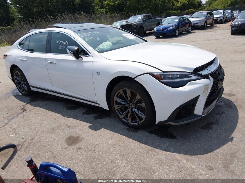 2023 Lexus Ls VIN JTHF51GF6P5011639 IAAI salvage auction — ALL OVER, Salvage - Greater Than 75% (Maryland), sold $25 on 2026-07-30 (photo 1)