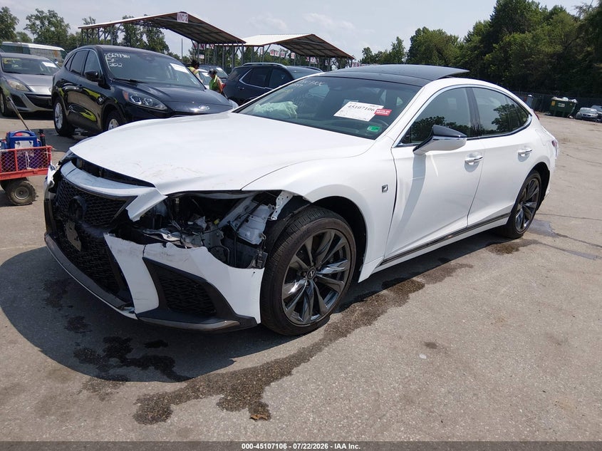 2023 Lexus Ls VIN JTHF51GF6P5011639 IAAI salvage auction — ALL OVER, Salvage - Greater Than 75% (Maryland), sold $25 on 2026-07-30 (photo 2)
