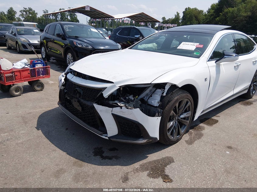 2023 Lexus Ls VIN JTHF51GF6P5011639 IAAI salvage auction — ALL OVER, Salvage - Greater Than 75% (Maryland), sold $25 on 2026-07-30 (photo 6)