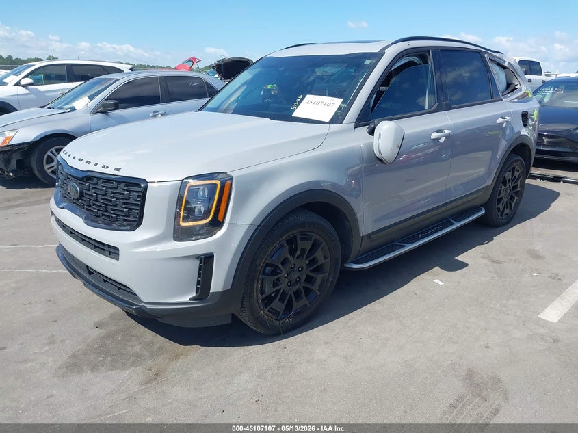 2021 Kia Telluride VIN 5XYP3DHCXMG182222 IAAI salvage auction — ROLLOVER, Salvage (North Carolina), sold $3,350 on 2026-07-17 (photo 2)