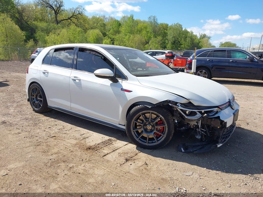 2024 Volkswagen Golf gti VIN WVW3A7CD4RW226005 IAAI salvage auction — RIGHT FRONT, Salvage (Illinois), sold $6,900 on 2026-07-22 (photo 1)