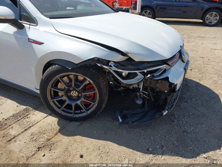 2024 Volkswagen Golf gti VIN WVW3A7CD4RW226005 IAAI salvage auction — RIGHT FRONT, Salvage (Illinois), sold $6,900 on 2026-07-22 (photo 6)
