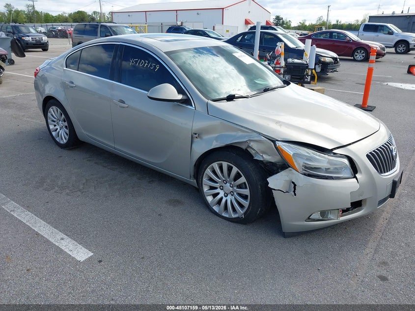 2011 Buick Regal VIN W04GT5GC9B1000850 IAAI salvage auction — HAIL, Clear (Indiana), sold $400 on 2026-07-24 (photo 1)