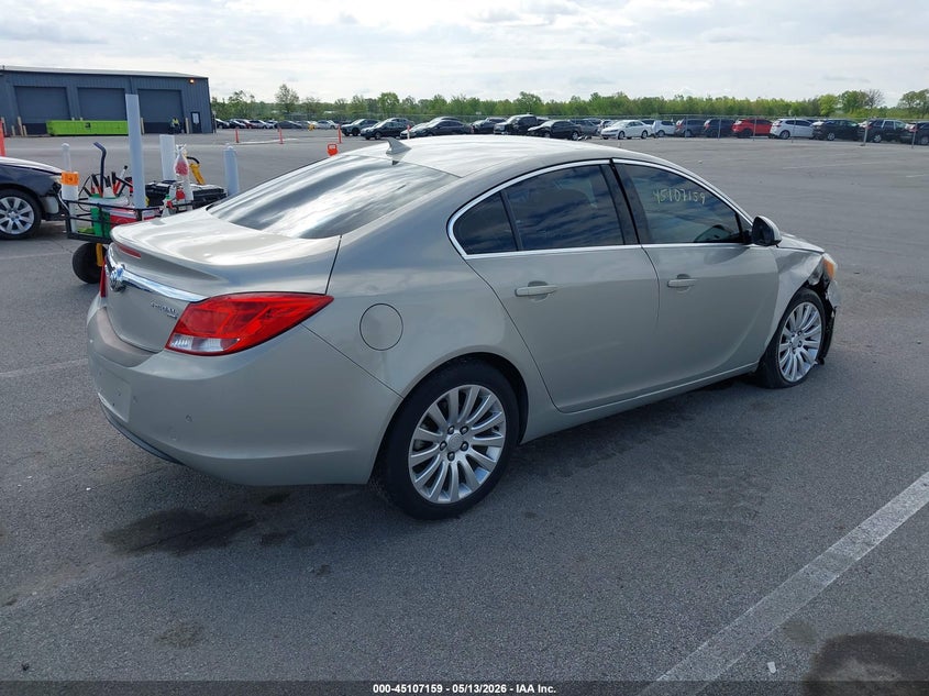 2011 Buick Regal VIN W04GT5GC9B1000850 IAAI salvage auction — HAIL, Clear (Indiana), sold $400 on 2026-07-24 (photo 4)