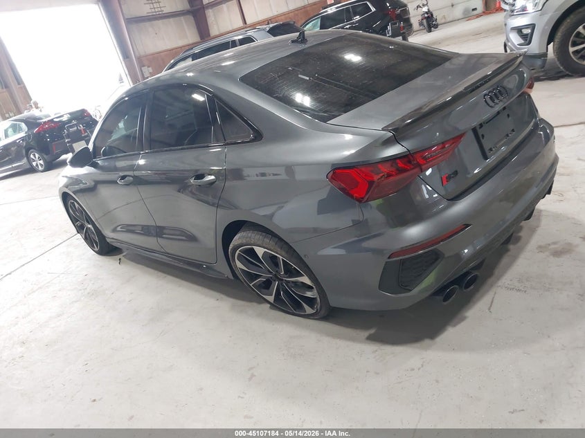 2024 Audi S3 VIN WAUH3DGY0RA137974 IAAI salvage auction — RIGHT SIDE, Mv-907A (New York), sold $6,100 on 2026-07-29 (photo 3)