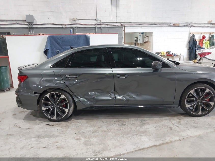 2024 Audi S3 VIN WAUH3DGY0RA137974 IAAI salvage auction — RIGHT SIDE, Mv-907A (New York), sold $6,100 on 2026-07-29 (photo 6)