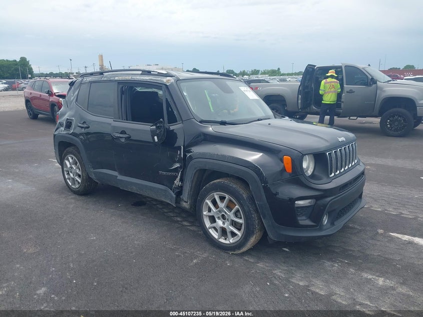 2019 Jeep Renegade VIN ZACNJABB5KPK87062 IAAI salvage auction — LEFT SIDE, Salvage (Illinois), sold $1,050 on 2026-08-11 (photo 1)