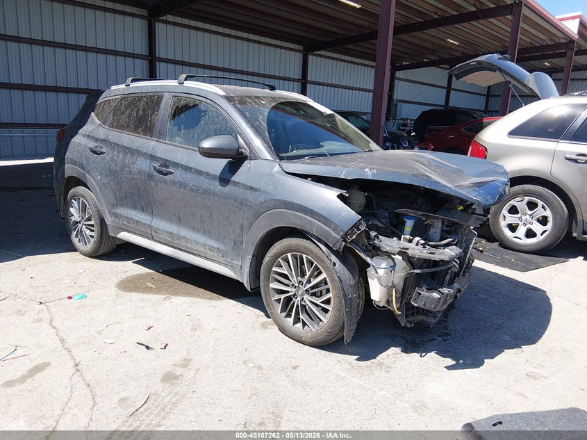 2021 Hyundai Tucson VIN KM8J33ALXMU339462 IAAI salvage auction — FRONT END, Salvage (Missouri), sold $2,200 on 2026-07-09 (photo 1)