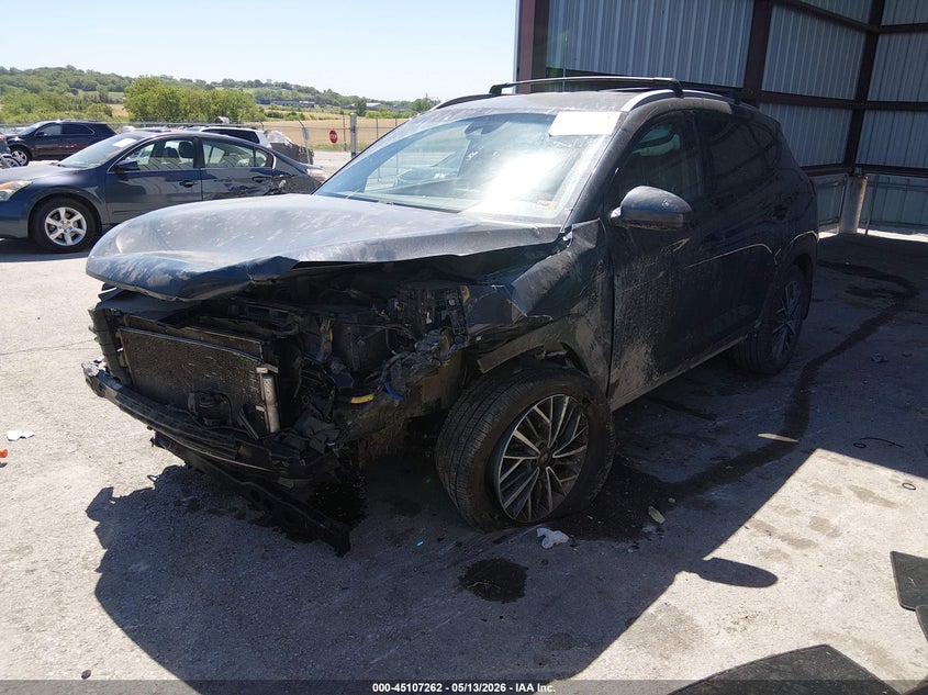 2021 Hyundai Tucson VIN KM8J33ALXMU339462 IAAI salvage auction — FRONT END, Salvage (Missouri), sold $2,200 on 2026-07-09 (photo 2)