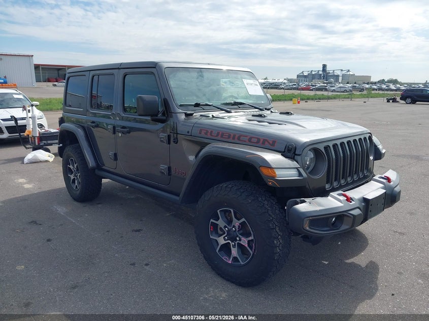 2018 Jeep Wrangler unlimited VIN 1C4HJXFN7JW236235 IAAI salvage auction — RIGHT FRONT, Salvage (Minnesota), sold $8,400 on 2026-07-29 (photo 1)