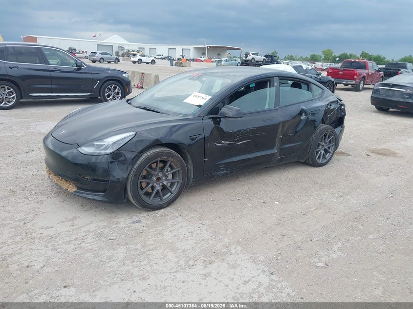 2021 Tesla Model 3 VIN 5YJ3E1EA0MF060549 IAAI salvage auction — LEFT SIDE, Original (Texas), sold $7,175 on 2026-07-15 (photo 6)