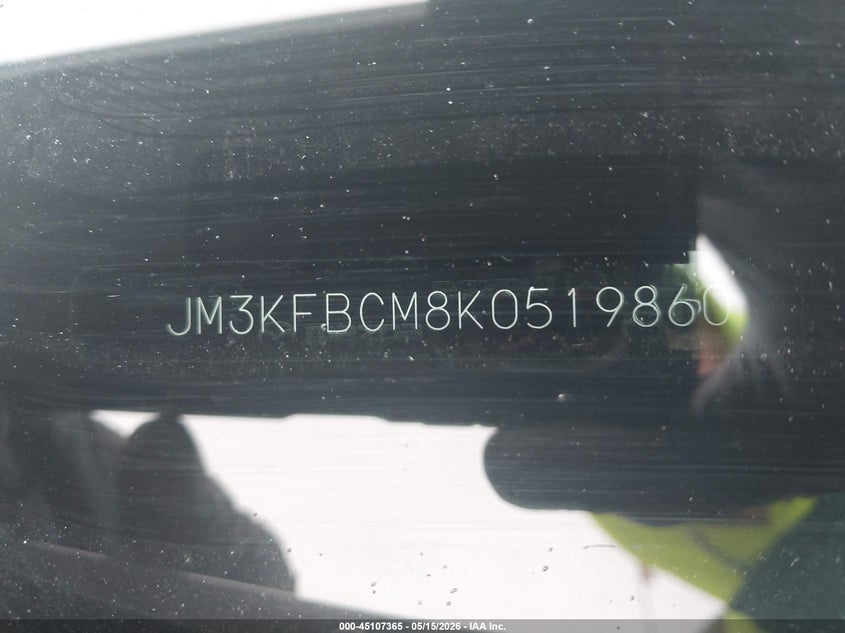 2019 Mazda Cx-5 VIN JM3KFBCM8K0519860 IAAI salvage auction — FRONT END, Salvage (Massachusetts), sold $3,750 on 2026-07-10 (photo 9)