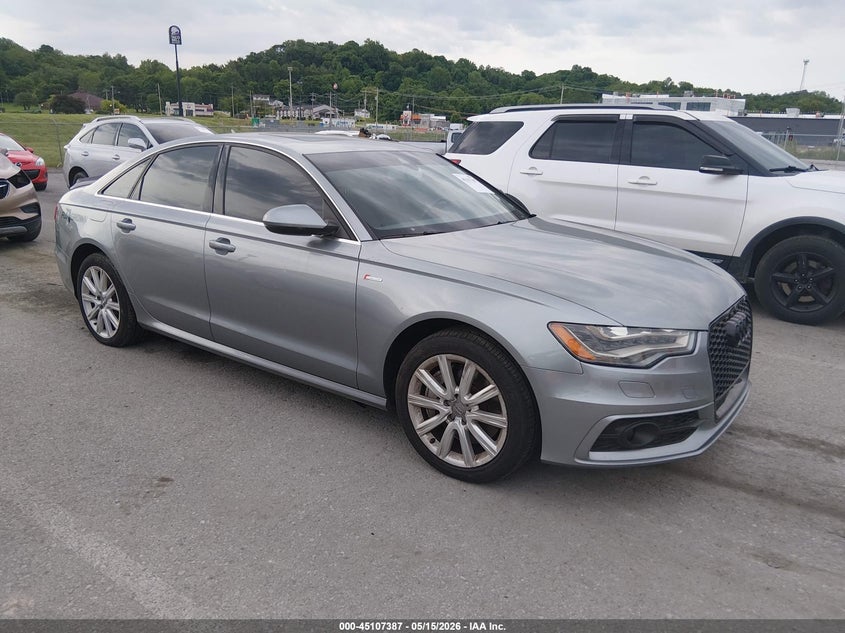 2012 Audi A6 VIN WAUHGAFC5CN087680 IAAI salvage auction — ENGINE BURN, Salvage (Illinois), sold $725 on 2026-07-07 (photo 1)