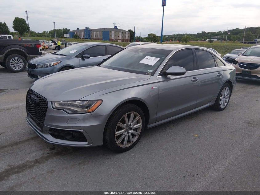 2012 Audi A6 VIN WAUHGAFC5CN087680 IAAI salvage auction — ENGINE BURN, Salvage (Illinois), sold $725 on 2026-07-07 (photo 2)