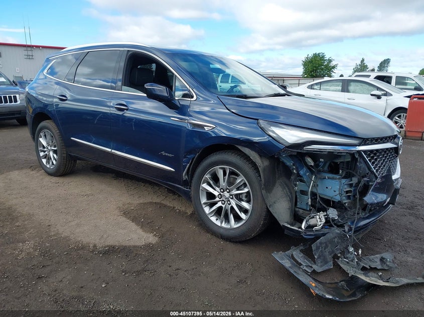 2023 Buick Enclave VIN 5GAEVCKWXPJ191684 IAAI salvage auction — FRONT END, Salvage (Idaho), sold $9,600 on 2026-07-31 (photo 1)