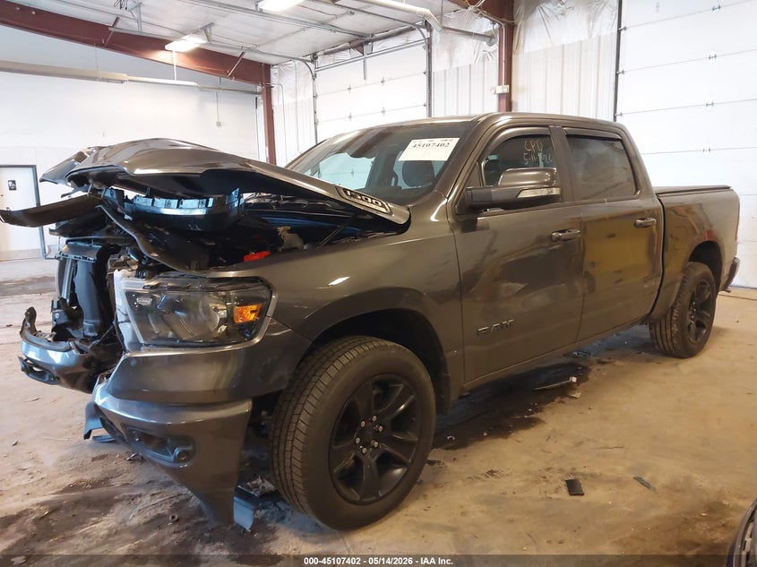 2020 Ram 1500 VIN 1C6SRFFT6LN184569 IAAI salvage auction — FRONT END, Clear (Michigan), sold $6,900 on 2026-07-18 (photo 2)