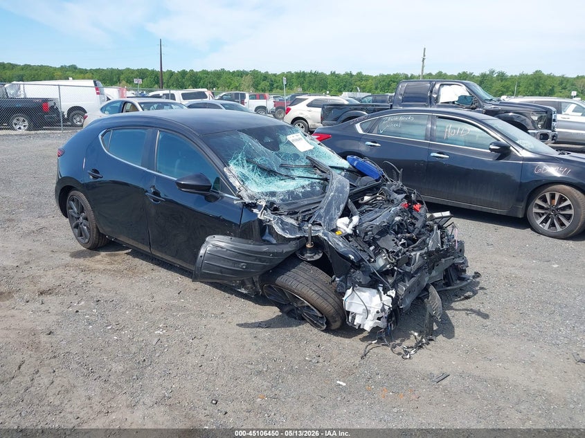 2024 Mazda 3 VIN JM1BPAKMXR1703350 IAAI salvage auction — FRONT END, Salvage - Greater Than 75% (Maryland), sold $375 on 2026-07-20 (photo 1)
