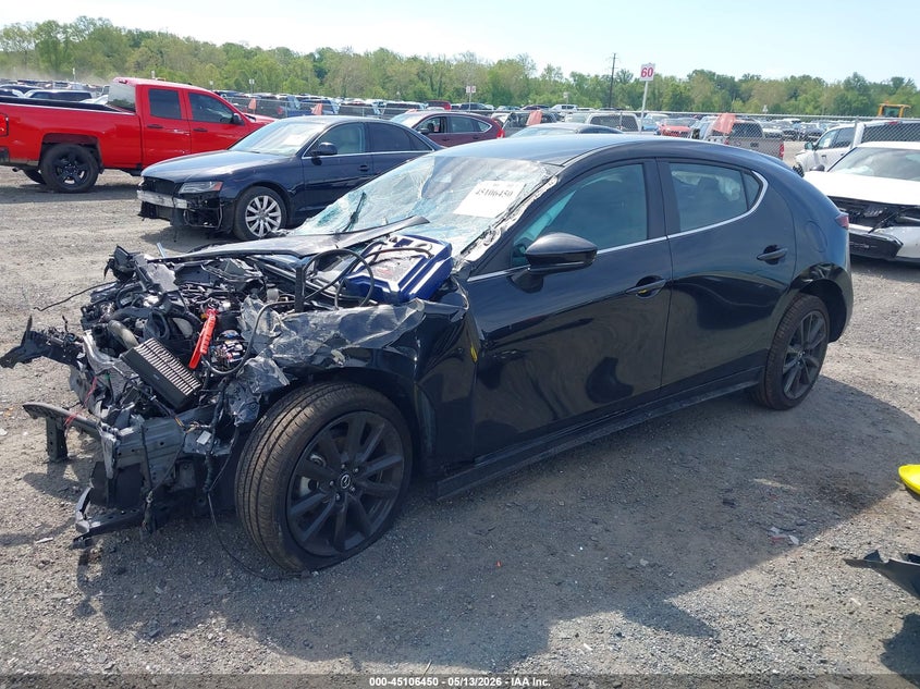 2024 Mazda 3 VIN JM1BPAKMXR1703350 IAAI salvage auction — FRONT END, Salvage - Greater Than 75% (Maryland), sold $375 on 2026-07-20 (photo 2)