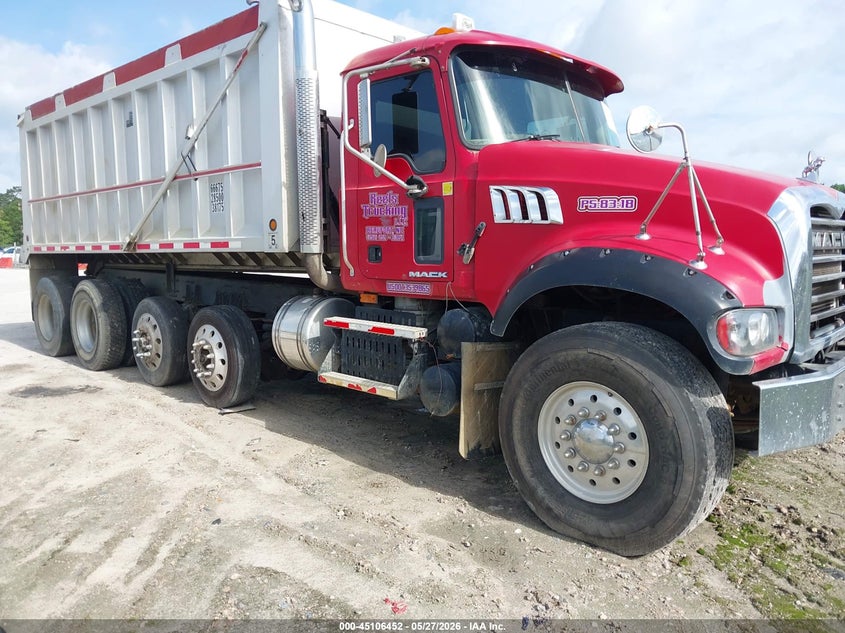 2008 Mack 700 gu700 VIN 1M2AX07C48M002995 — IAAI salvage auction photo