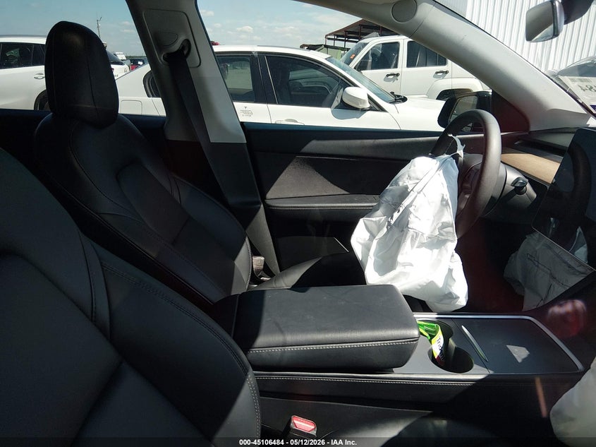 2022 Tesla Model y VIN 7SAYGDEF5NF398322 IAAI salvage auction — FRONT END, Original (Texas), sold $9,175 on 2026-07-21 (photo 5)