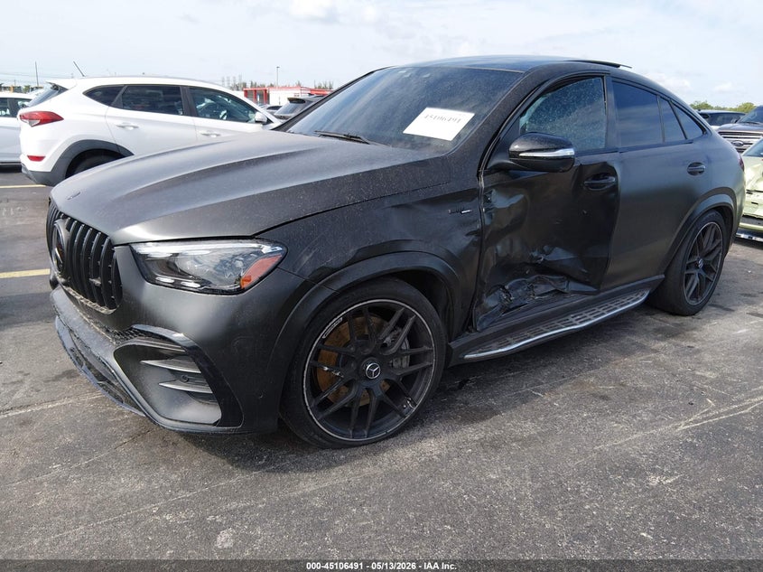 2025 Mercedes-benz Amg gle coupe VIN 4JGFD6BB6SB288142 IAAI salvage auction — LEFT SIDE, Salvage Title, sold $52,250 on 2026-08-24 (photo 2)